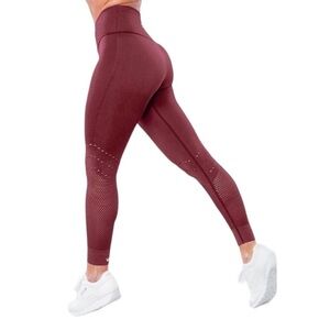 SHEFIT Black Cherry V Waist Seamless Leggings